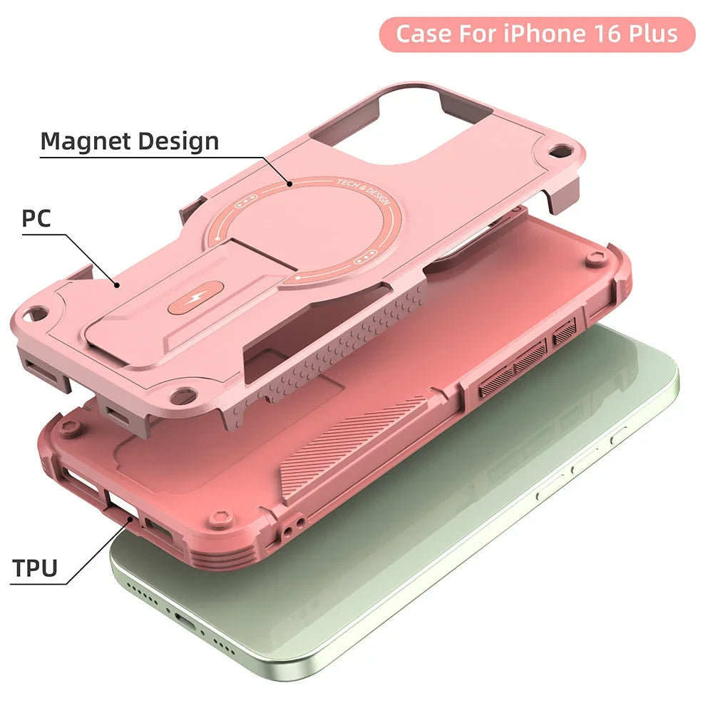 Shockproof Magnetic Phone Case for iPhone Shockproof Magnetic Phone Case for iPhone
